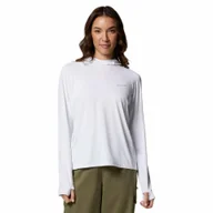 Bluzy damskie - Damska bluza z kapturem Columbia Skien Valley Hoodie white - L - miniaturka - grafika 1