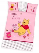 Pościel - Pościel bawełniana do łóżeczka 100x135 Disney Miś Kubuś Puchatek Prosiaczek - miniaturka - grafika 1