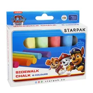 Przybory szkolne - Starpak Kreda chodnikowa 6 kolorów - miniaturka - grafika 1