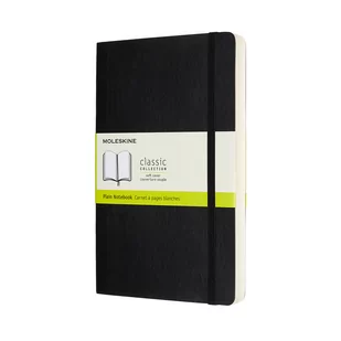 Moleskine 8058647628066 notatniki - Klasyczna kolekcja Large/A5, puste, rozszerzona liczba stron twarda okładka czarna - Artykuły biurowe - miniaturka - grafika 1