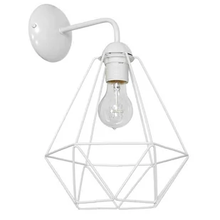 Milagro Kinkiet BASKET 1xE27/60W/230V biały - Lampy ścienne - miniaturka - grafika 1