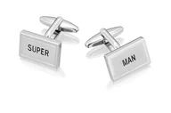 Spinki do mankietów i krawatów - Spinki do mankietów Super Man SD-1568 - miniaturka - grafika 1