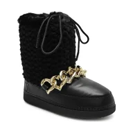 Śniegowce damskie - Love Moschino Śniegowce | shearling - miniaturka - grafika 1