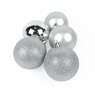 Bombki - Zestaw bombek z tworzywa sztucznego o różnym wykończeniu, Ø 7 cm, 8 szt. - miniaturka - grafika 1