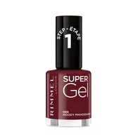 Lakiery do paznokci - Rimmel Żellakier do paznokci Super Gel 12 ml Cień 069 Moody Mahaogany) - miniaturka - grafika 1