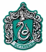 Plecaki - Naszywka na ubrania Harry Potter Slytherin Herb 9,5x8 cm Ozdoba na plecak - miniaturka - grafika 1