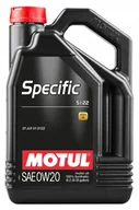 Oleje silnikowe - Motul 0W20 5l Specific 5122 STJLR.51.512 - miniaturka - grafika 1