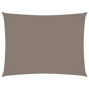 vidaXL Prostokątny żagiel ogrodowy z tkaniny Oxford, 2x3 m, taupe 135420 - Parasole ogrodowe - miniaturka - grafika 1