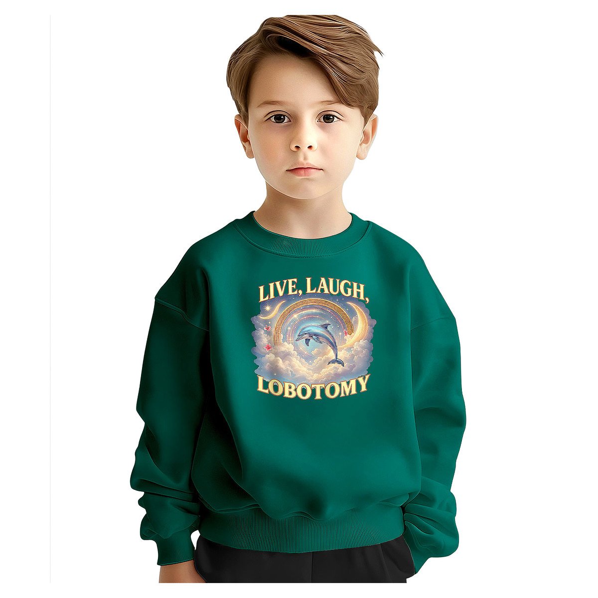 BLUZA DZIECIĘCA LIVE LAUGH LOBOTOMY 104 DLA CHŁOPCA DZIEWCZYNKI