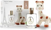 Perfumy dla dzieci - Sophie la Girafe Gift Box Set Sophie la Girafe: Sophie La Girafe, Giraffe, Collectible Plush Toy, 0+ months + Paris, Eau De Toilette, For Boys, 100 ml For Boys - miniaturka - grafika 1