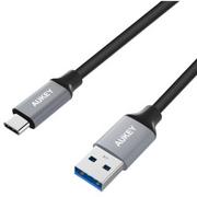 Kable komputerowe i do monitorów - AUKEY CB-CMD1 zestaw 3 szt. nylonowych szybkich kabli Quick Charge USB C-USB 3.0 | 3 x 1m | 5 Gbps CB-CMD1 - miniaturka - grafika 1