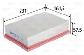 Filtry powietrza - Filtr powietrza Valeo 585439 - miniaturka - grafika 1