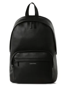 Calvin Klein Plecak męski Mężczyźni Sztuczna skóra czarny jednolity, ONE SIZE - Plecaki - miniaturka - grafika 1