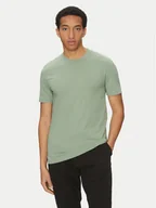 Koszulki męskie - BOSS T-Shirt Thompson 01 50468347 Zielony Regular Fit - miniaturka - grafika 1