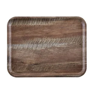 Cambro TACA DO SERWOWANIA CAPRI 370x530 mm CIEMNE DREWNO LAMINOWANA GŁADKA CAMBRO - Tace i patery - miniaturka - grafika 1