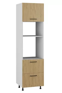 Bari Słupek Wysoki Pod Zabudowę Piekarnika/Mikrofalówki Dpps2-60-38-220 Modern Hk-Xs Dąb Kamienny - Meble kuchenne - miniaturka - grafika 1