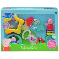Gryzaki dla dzieci - Zestaw grzechotek i gryzaków Peppa Pig 5 elementów - miniaturka - grafika 1