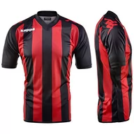 Koszulki męskie - Kappa Koszulka męska Kappa4soccer Vignes, czarny czerwony, XL - miniaturka - grafika 1