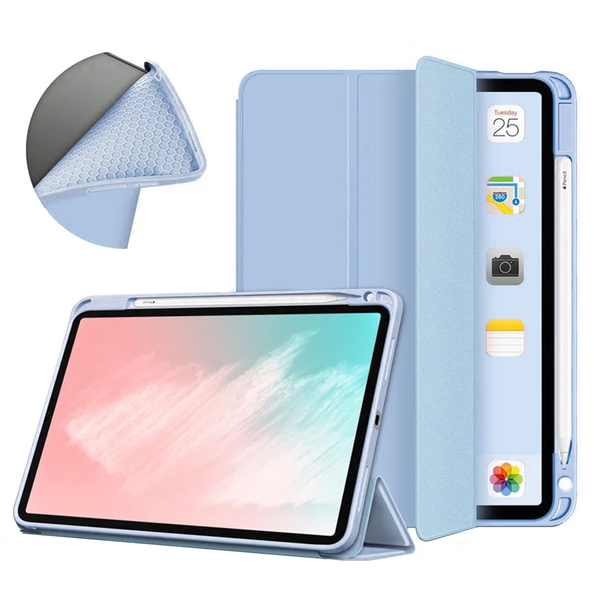 Etui Smart Pencil iPad 10 10.9 22/11 A16 25- Blue
