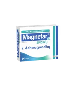 Magnefar B6 Spokój z ashwagandhą, 30 tabletek - Układ nerwowy - miniaturka - grafika 1