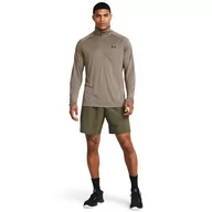 Spodnie sportowe męskie - Męskie spodenki treningowe Under Armour UA Woven Wdmk Shorts - khaki - UNDER ARMOUR - miniaturka - grafika 1