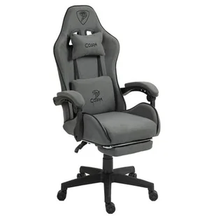 Fotel COBRA Player 5.0 CRF51 Szary + podnóżek - Fotele gamingowe - miniaturka - grafika 1