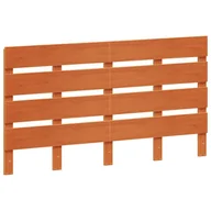 Inne meble do sypialni - vidaXL Wezgłowie do łóżka, woskowy brąz, 150 cm, lite drewno sosnowe - miniaturka - grafika 1