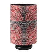 Lampy stojące - Czarno-czerwona lampka nocna tuba - 7X S377 S7-K98 - miniaturka - grafika 1