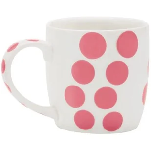 Zak! DESIGNS - Porcelanowy kubek, różowy, Dot - Kubki - miniaturka - grafika 1