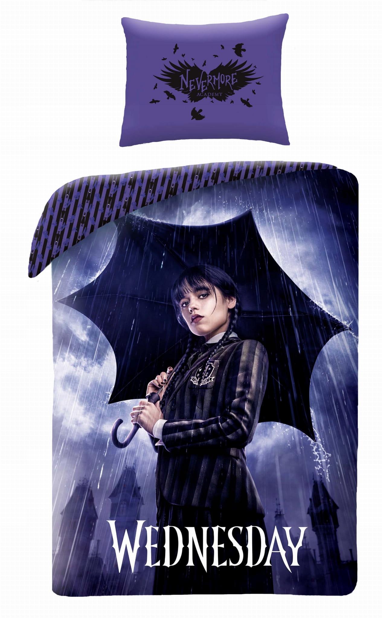 Pościel bawełniana 160x200 Wednesday Addams Rodzina Addamsów