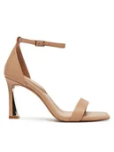 Sandały damskie - Aldo Sandały Rosali 13728095 Beżowy - miniaturka - grafika 1