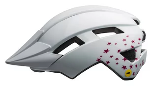 Bell Sidetrack II MIPS Kask Młodzież, white stars One Size | 50-57cm 2021 Kaski dla dzieci 210232-004 - Kaski rowerowe - miniaturka - grafika 2