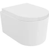 Miski WC - Mexen Sofia miska wc Rimless Tornado z deską wolnoopadającą twarda, duroplast, biała połysk - 30540200T - miniaturka - grafika 1