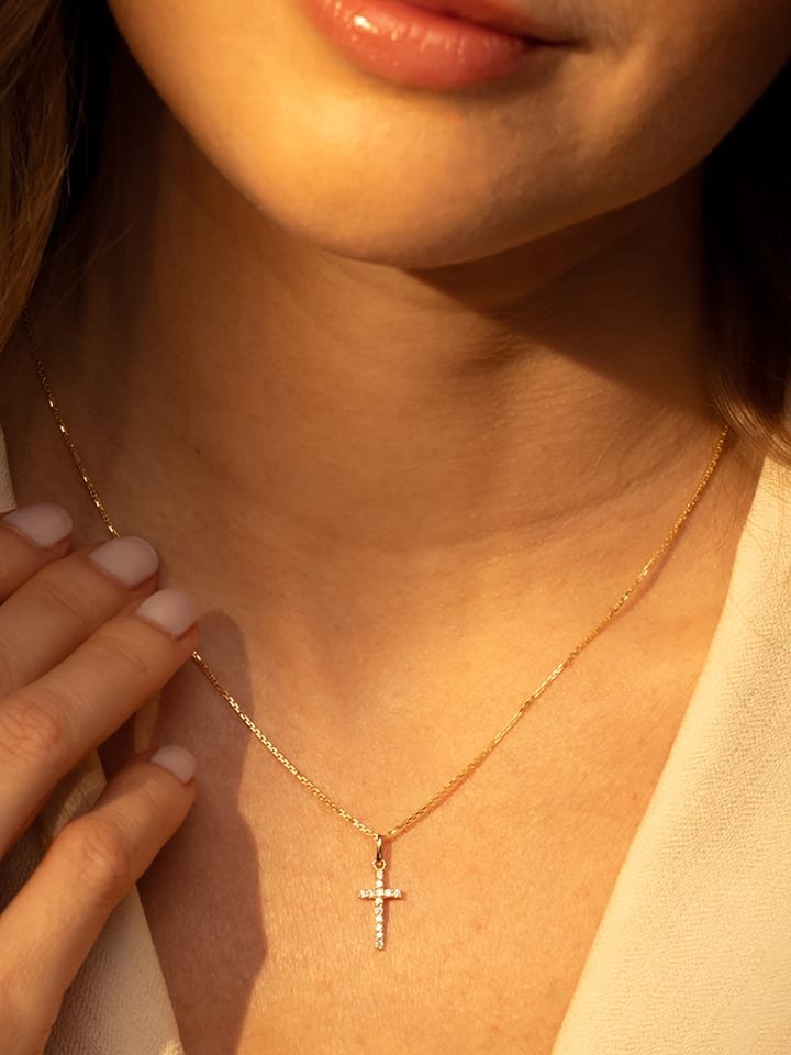 OR ÉCLAT Złota zawieszka 