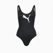 Kąpielówki męskie - Kąpielówki damskie Puma czarne 90768506 - miniaturka - grafika 1