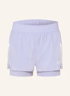 Adidas Szorty Do Biegania 2 W 1 Own The Run lila - Spodenki damskie - miniaturka - grafika 1