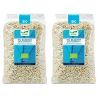 Ryż - Bio Planet Ryż brązowy długoziarnisty bezglutenowy Zestaw 2 x 1 kg Bio - miniaturka - grafika 1