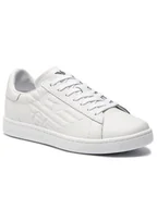 Sneakersy męskie - EA7 Emporio Armani Sneakersy Biały - miniaturka - grafika 1