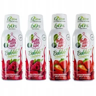 Syropy i koncentraty owocowe - FruttaMax Zestaw 4 syropów 2x Malina + 2x Truskawka - miniaturka - grafika 1