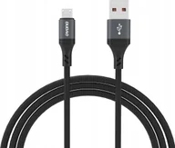 Kable USB - Kabel USB Dudao Kabel Dudao L3SM USB-A - MicroUSB 3A 1,2m z oplotem - czarny - miniaturka - grafika 1