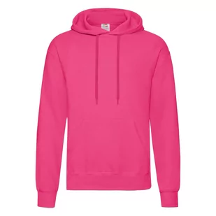 Bluza męska z kapturem Hooded Sweat Fruit of the Loom - Fuchsia XXL - Bluzy męskie - miniaturka - grafika 1