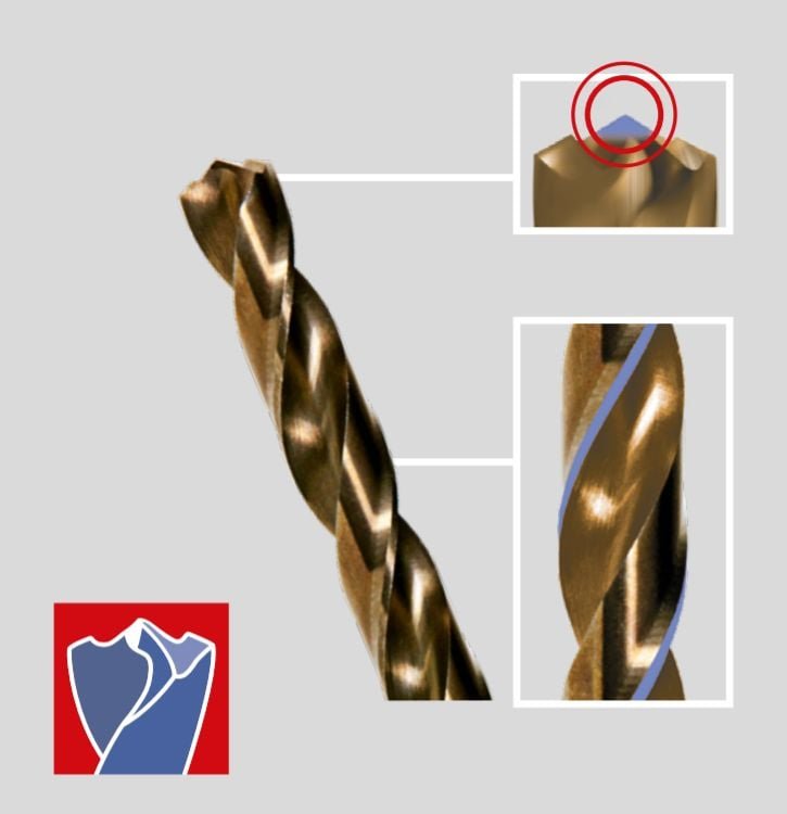 Smart Wiertło HSS walcowe 10mm 5szt. 24-100
