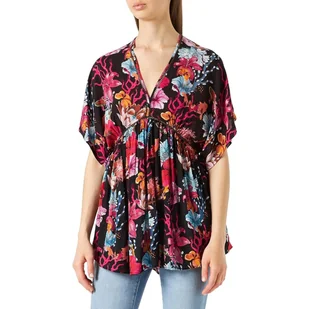 Bluzka damska Desigual Angelina tunika w kwaity-L - Bluzki damskie - miniaturka - grafika 1