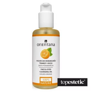 Orientana Orientana Face And Eyes Cleansing Oil Golden Orange Olejek do demakijażu twarzy i oczu - złota pomarańcza 150 ml - Olejki do mycia twarzy - miniaturka - grafika 1