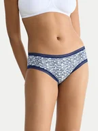 Majtki damskie - Sloggi Komplet 3 par fig klasycznych Go Crush 10219671 Niebieski - miniaturka - grafika 1