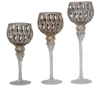 Kieliszki - Kpl.3 kielichów szampańskich - miniaturka - grafika 1