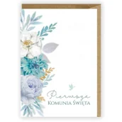 Kartki okolicznościowe i zaproszenia - Cardie Kartka okolicznościowa, eko koperta Komunia K063 - miniaturka - grafika 1