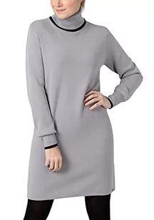 Timezone Damska sukienka w luźnym stylu, szary (Mountain Grey), L - Sukienki - miniaturka - grafika 1