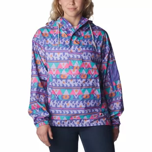Kurtka wiatrówka damska Columbia Challenger Windbreaker purple lotus - XS - Kurtki damskie - miniaturka - grafika 1