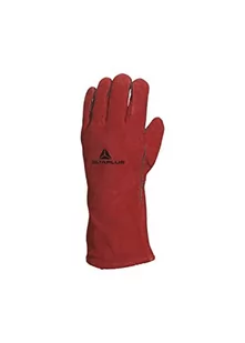 Delta Plus Rękawice spawalnicze z dwoiny bydlęcej dłoń podszyta bawełną molton dł.35 cm kolor czerwony rozmiar 10 MAIN CA515R10 CA515R10 - Rękawice robocze - miniaturka - grafika 1